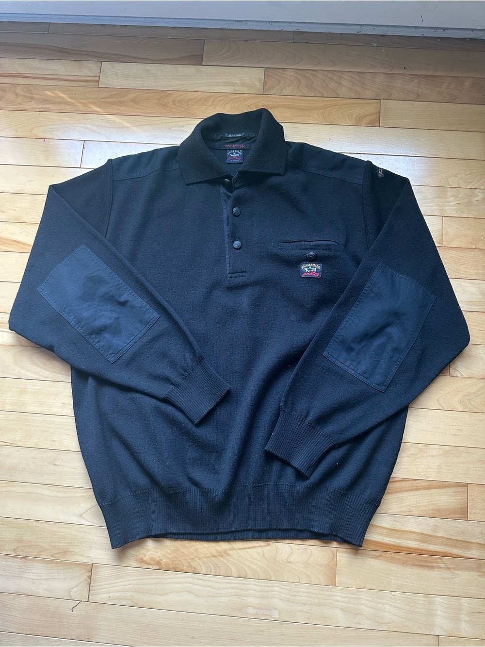 Paul & Shark Navy Polo-Style Yachting Sweater